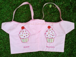 Goody bag handmade-baju-cupcake
