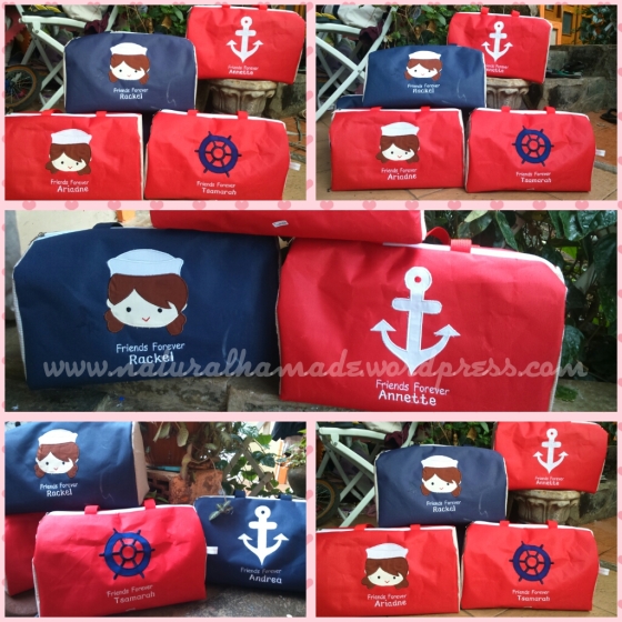 souvenir ulang tahun minitravel bag sailor
