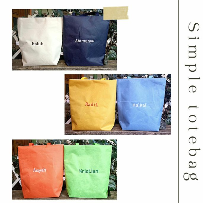 simple bag tas simpel | natural handmade