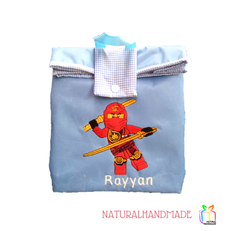Lunch bag lipat- souvenir tema ninja
